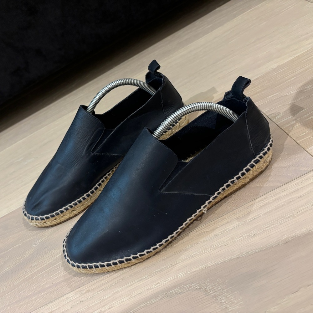 Balenciaga Men’s Leather Espadrilles Shoes